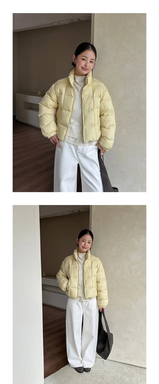 drawstring short coat