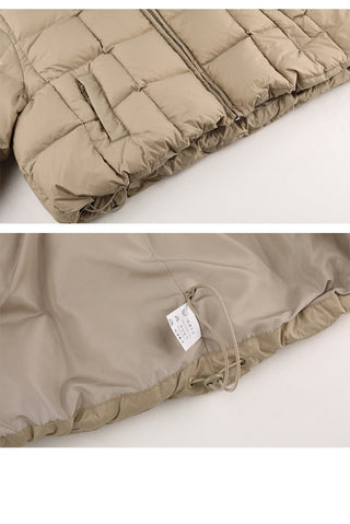 drawstring short coat