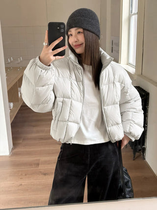 drawstring short coat