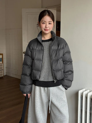 drawstring short coat