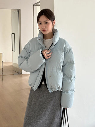 hooded puffer jacket