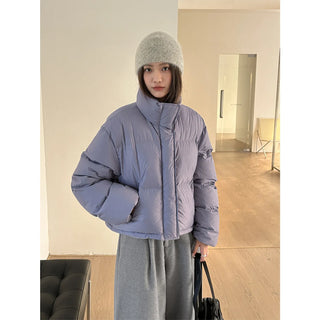 hooded puffer jacket