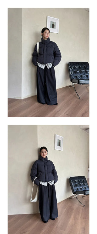 hooded puffer jacket