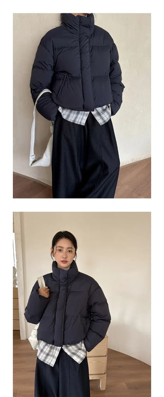 hooded puffer jacket