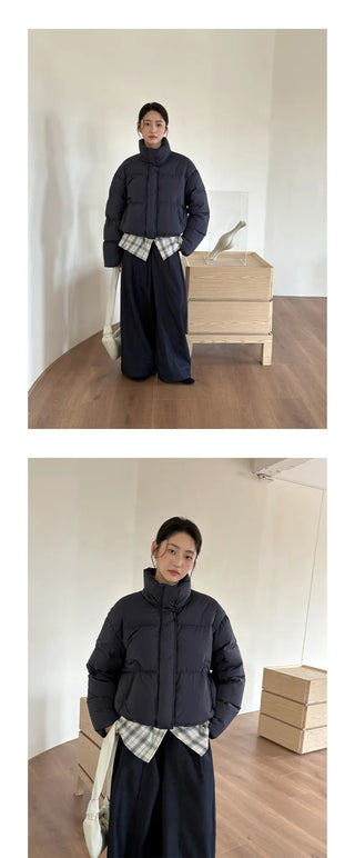 hooded puffer jacket