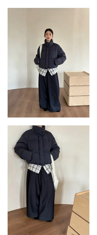 hooded puffer jacket