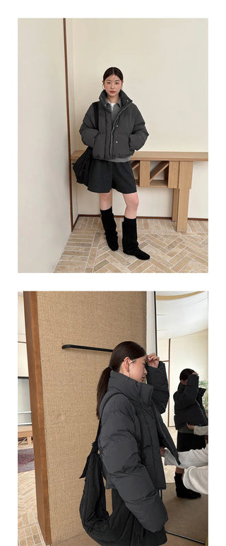 hooded puffer jacket