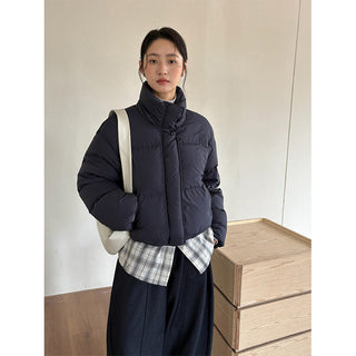 hooded puffer jacket