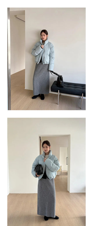 hooded puffer jacket