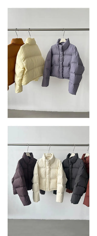 hooded puffer jacket