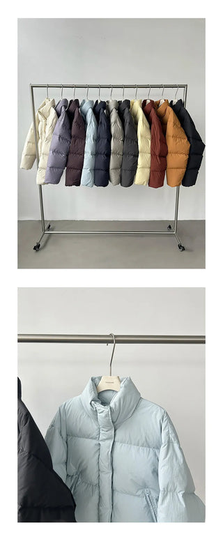 hooded puffer jacket