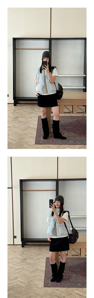 sleeveless down vest