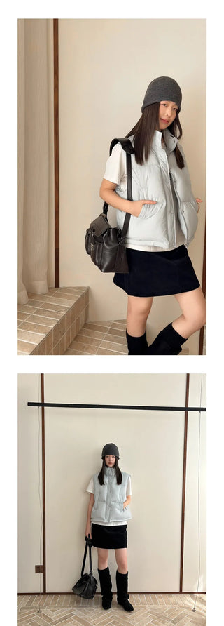 sleeveless down vest