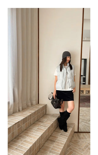 sleeveless down vest