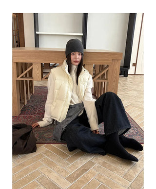 sleeveless down vest