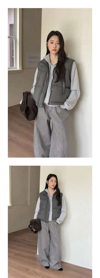 sleeveless down vest