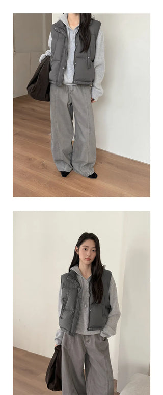 sleeveless down vest