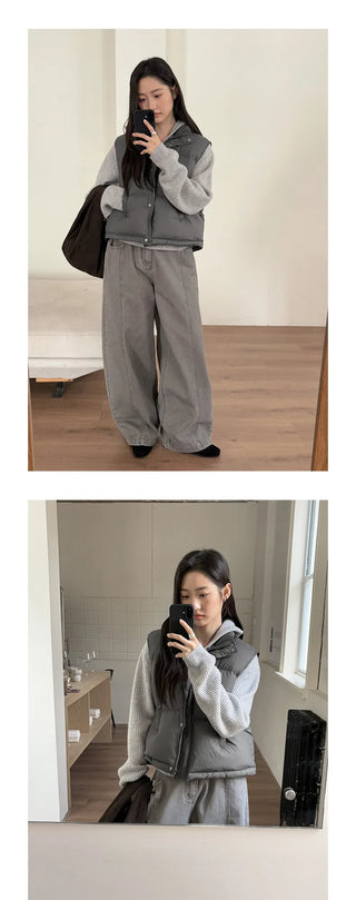 sleeveless down vest