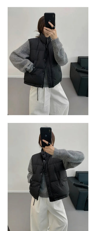 sleeveless down vest