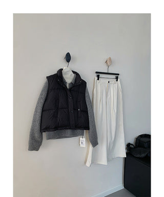 sleeveless down vest