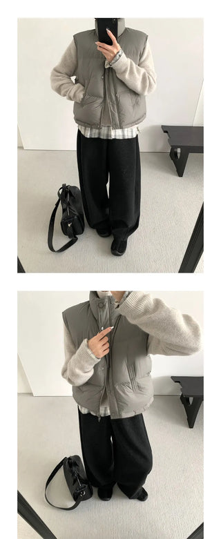 sleeveless down vest