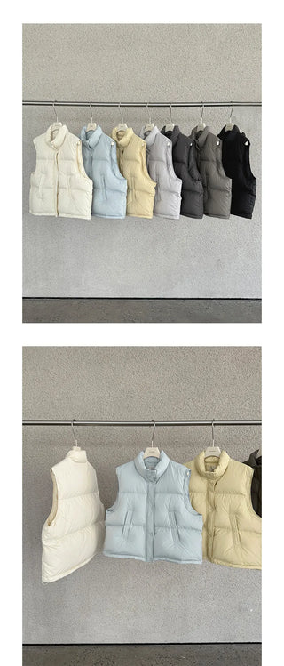 sleeveless down vest
