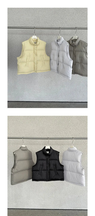 sleeveless down vest