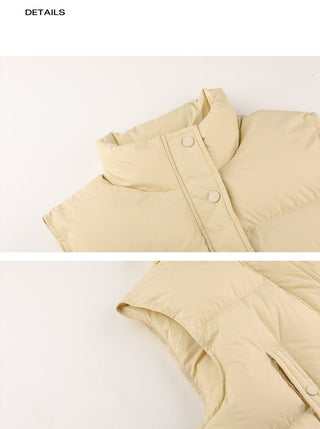 sleeveless down vest