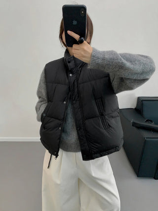 sleeveless down vest