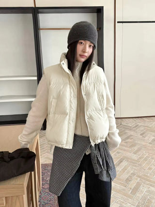 sleeveless down vest