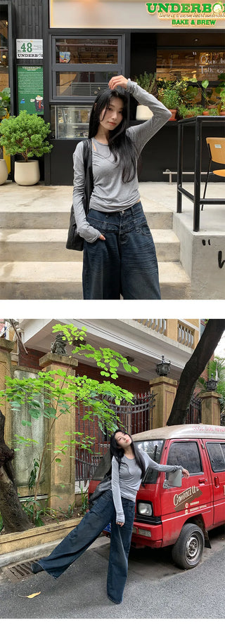 fake two-piece hoodie