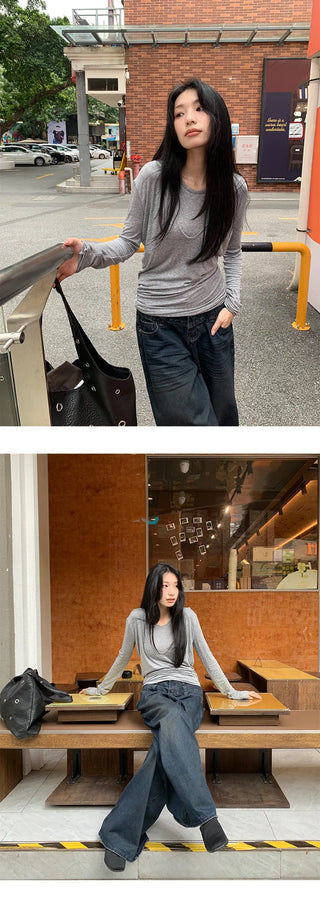 fake two-piece hoodie