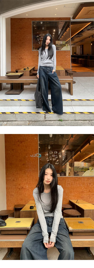 fake two-piece hoodie