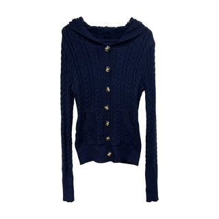 hemp hood cardigan