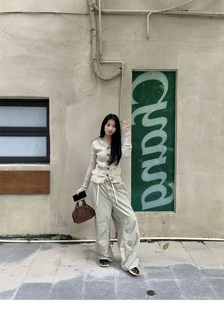 drawstring work pants