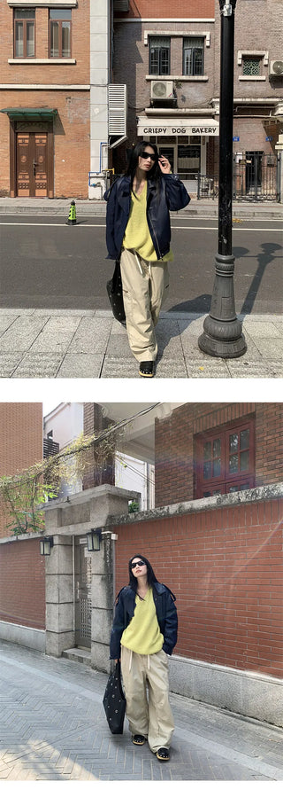 drawstring work pants