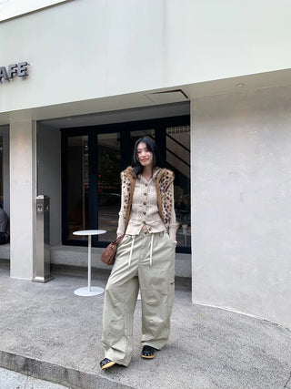 drawstring work pants