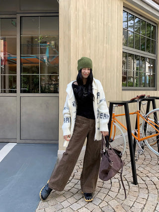 bowknot hood sweater