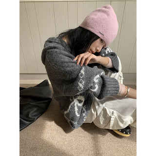 bowknot hood sweater