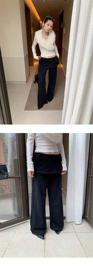 fake sweatpants culottes