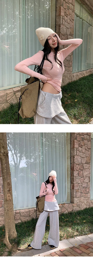 fake sweatpants culottes