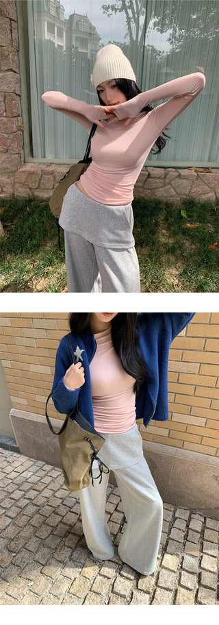 fake sweatpants culottes