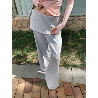 fake sweatpants culottes