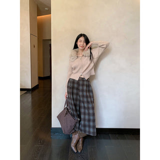 plaid wool pants