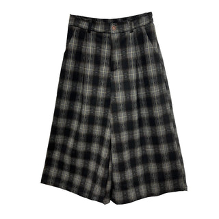 plaid wool pants