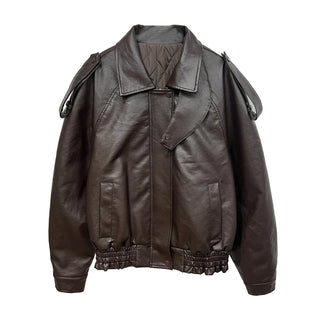 PU leather jacket