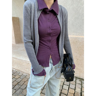 western knit sweater