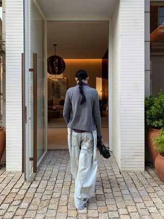 western knit sweater