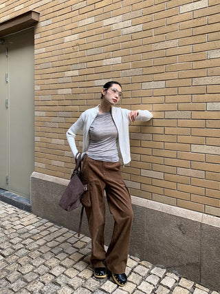 corduroy straight pants