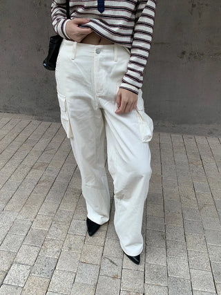 corduroy straight pants